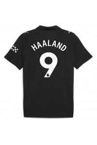 Fotbalové Dres Manchester City Erling Haaland #9 Venkovní Oblečení 2025-26 Krátký Rukáv